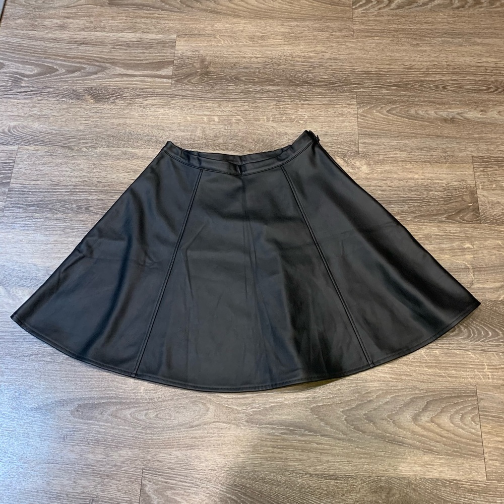 LC Lauren Conrad Faux Leather Skirt
